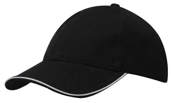 Headwear Double Pique Mesh W/sandwich Cap X12 - 4185 Metro Workwear.